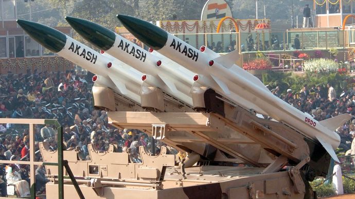 Akash missile system Share Akash missile system