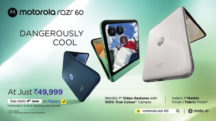 Motorola Razr 60 launched in India Motorola Razr 60 launched in India