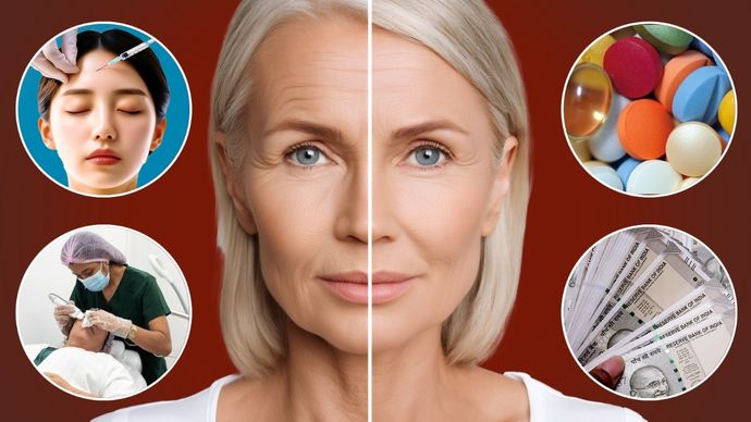 भारत में लगातार बढ़ रहा एंटी एजिंग सर्विस का मार्केट Anti Aging Services Market in india