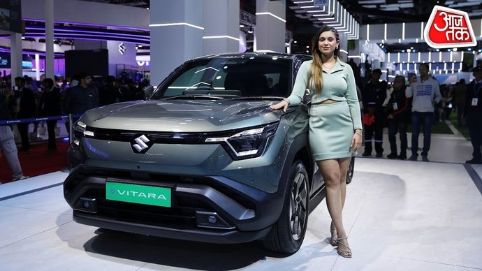 Maruti e Vitara at Bharat Mobility Global Expo Maruti e Vitara at Bharat Mobility Global Expo