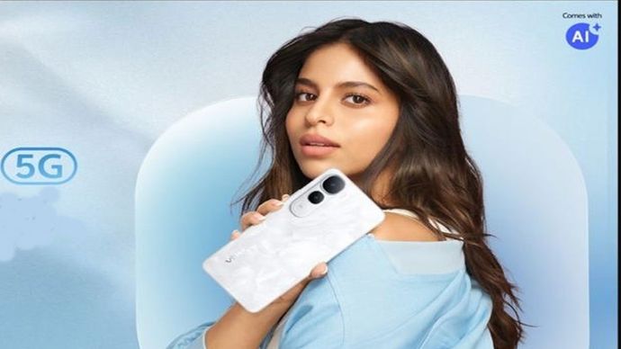 Vivo Y400 5G के लिए सुहाना खान को ब्रांड एम्बेसडर बनाया है. (Photo: Vivo) Vivo Y400 5G