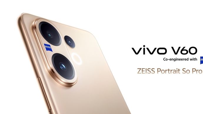 Vivo V60 में ट्रिपल रियर कैमरा सेटअप मिलता है. (Photo: vivo) Vivo V60