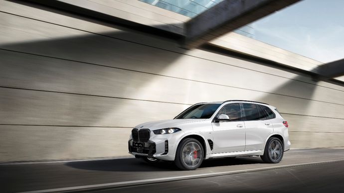 The updated BMW X5 The updated BMW X5