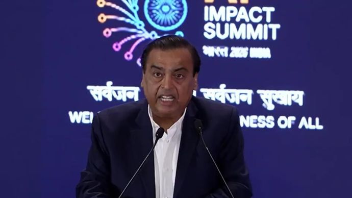India AI Impact Summit में मुकेश अंबानी