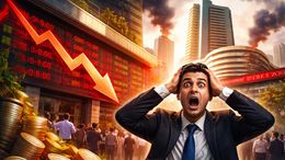 सेंसेक्स और निफ्टी फिर धड़ाम! सेंसेक्स 500 प्वाइंट से ज्यादा लुढ़का, निफ्टी इतना फिसला - जानिए वजह