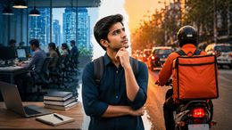 एंट्री लेवल नौकरी छोड़ 22 साल के युवक ने चुनी गिग जॉब! हर महीने ₹35-40 हजार की कमाई, करियर vs कमाई पर छिड़ी बहस