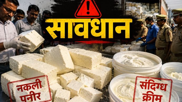 AI Image Fake Paneer & Cream AI Image Fake Paneer & Cream