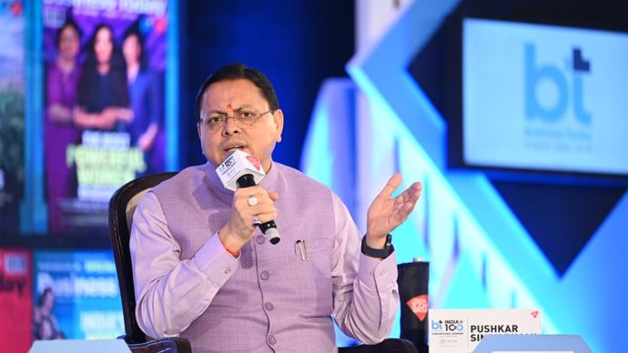 BT India@100 2026: पेपर लीक पर सख्ती से Startup तक, CM धामी ने बताया कैसे बदला उत्तराखंड का युवा मॉडल BT India@100 2026: पेपर लीक पर सख्ती से Startup तक, CM धामी ने बताया कैसे बदला उत्तराखंड का युवा मॉडल
