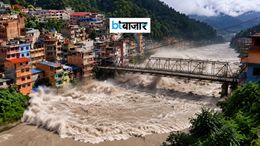 नेपाल बाढ़ की तबाही, रसुवा में मचा हाहाकार 105 भारतीयों की तलाश जारी
