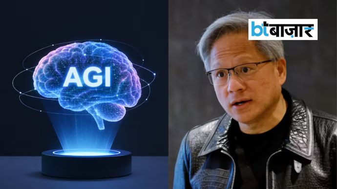 Nvidia CEO जेन्सेन हुआंग का मानना है कि GPT-6 Astra AGI की शुरुआत है, लेकिन एक्सपर्ट्स इस दावे से पूरी तरह सहमत नहीं हैं। (फोटो: AI जनरेटेड/रॉयटर्स) Nvidia CEO जेन्सेन हुआंग का मानना है कि GPT-6 Astra AGI की शुरुआत है, लेकिन एक्सपर्ट्स इस दावे से पूरी तरह सहमत नहीं हैं। (फोटो: AI जनरेटेड/रॉयटर्स)