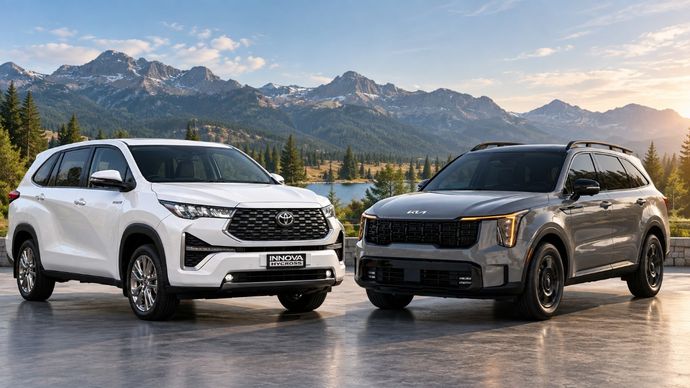 Kia Sorento और Toyota Innova Hycross: ₹30-40 लाख में नया मुकाबला Kia Sorento और Toyota Innova Hycross: ₹30-40 लाख में नया मुकाबला