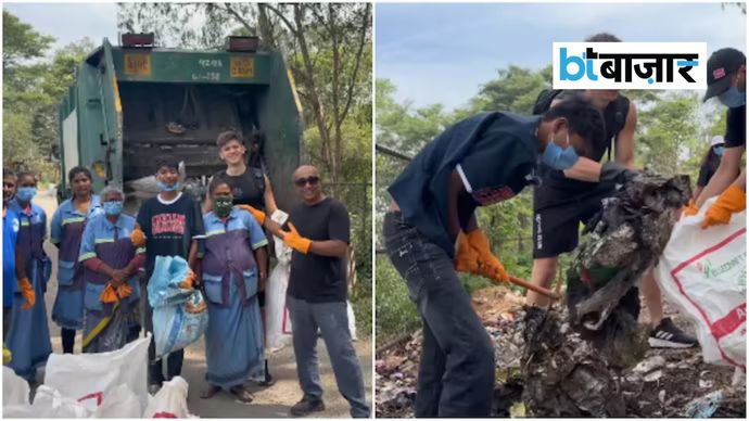 Bittu Tabahi ने 100 लोगों के साथ बेंगलुरु के Turahalli Forest में चलाया बड़ा सफाई अभियान (फोटो: Surendra Singh Choudhry/Instagram) Bittu Tabahi ने 100 लोगों के साथ बेंगलुरु के Turahalli Forest में चलाया बड़ा सफाई अभियान (फोटो: Surendra Singh Choudhry/Instagram)