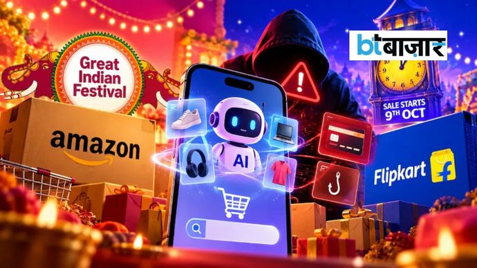 Amazon-Flipkart सेल में AI शॉपिंग टूल्स से फ्रॉड और प्राइवेसी का खतरा। (प्रतीकात्मक तस्वीर) Amazon-Flipkart सेल में AI शॉपिंग टूल्स से फ्रॉड और प्राइवेसी का खतरा। (प्रतीकात्मक तस्वीर)
