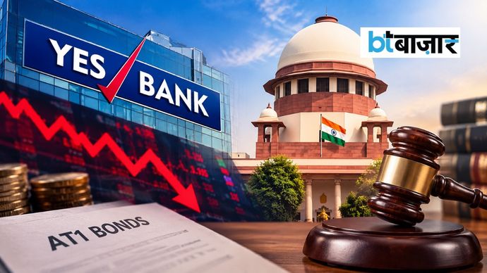 Yes Bank को सुप्रीम कोर्ट से बड़ा झटका, ₹8,400 करोड़ के AT1 बॉन्ड पर फैसला पलटा, शेयर 14% तक टूटा Yes Bank को सुप्रीम कोर्ट से बड़ा झटका, ₹8,400 करोड़ के AT1 बॉन्ड पर फैसला पलटा, शेयर 14% तक टूटा