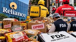 Reliance, Zomato और Blinkit से जुड़े लोगों पर FIR, एक्सपायर्ड फूड मामले में कार्रवाई