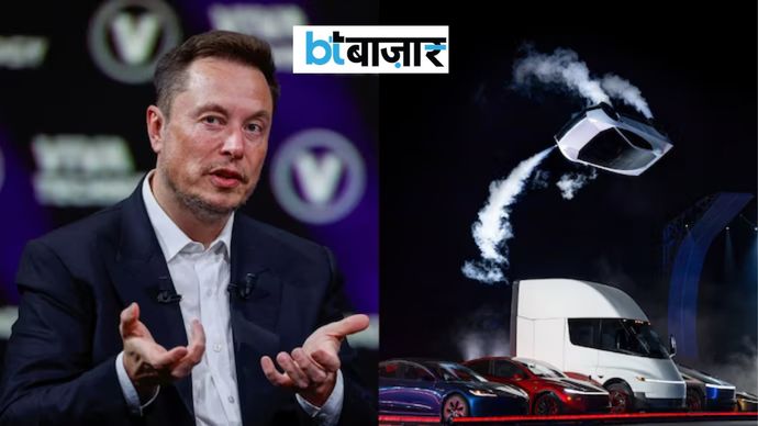 एलन मस्क की 'उड़ने वाली' Tesla Roadster पर उठे सवाल। (फोटो: Reuters, X/@Tesla) एलन मस्क की 'उड़ने वाली' Tesla Roadster पर उठे सवाल। (फोटो: Reuters, X/@Tesla)