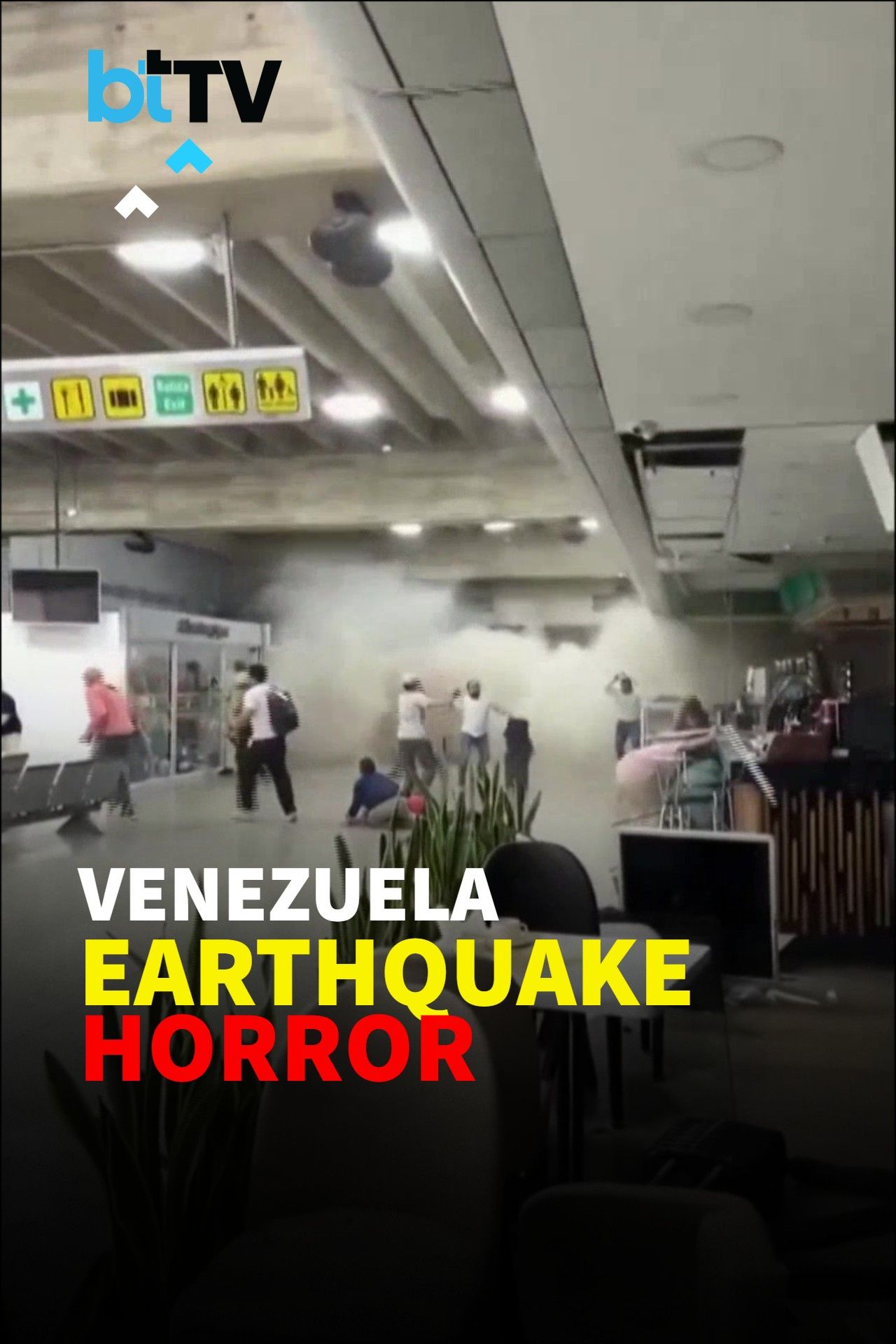 Venezuela Earthquake: Viral Video Shows Damage Inside Maiquetía International Airport frvd