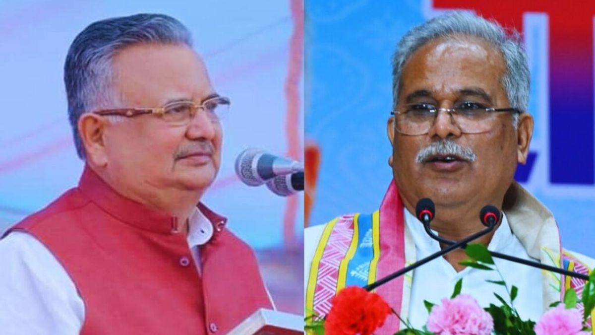 छत्तीसगढ़ चुनाव: दशहरे पर पोस्टर वार, भाजपा ने सीएम को रावण जैसा दिखाया, बघेल ने रमन पर साधा निशाना NewsTak