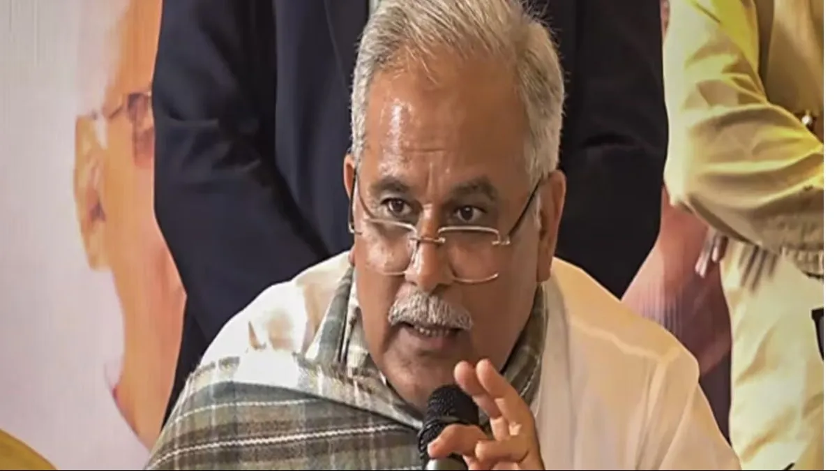 छत्तीसगढ़ के पूर्व मुख्यमंत्री और राजनांदगांव लोकसभा सीट से कांग्रेस के प्रत्याशी भूपेश बघेल 