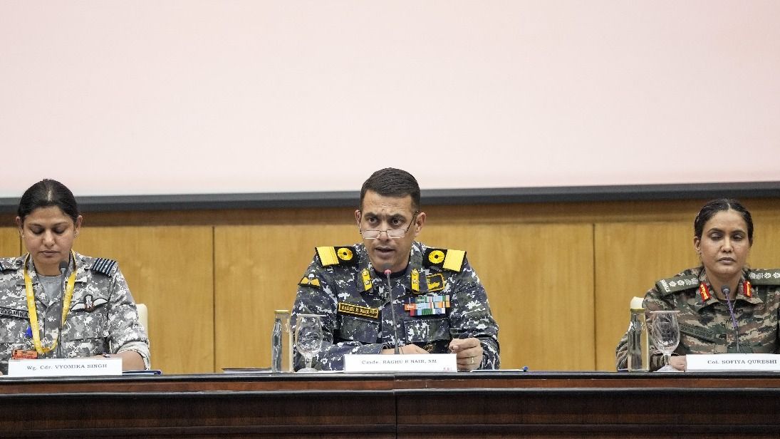 भारतीय सेनाओं की प्रेस ब्रीफिंग (Photo/PTI)