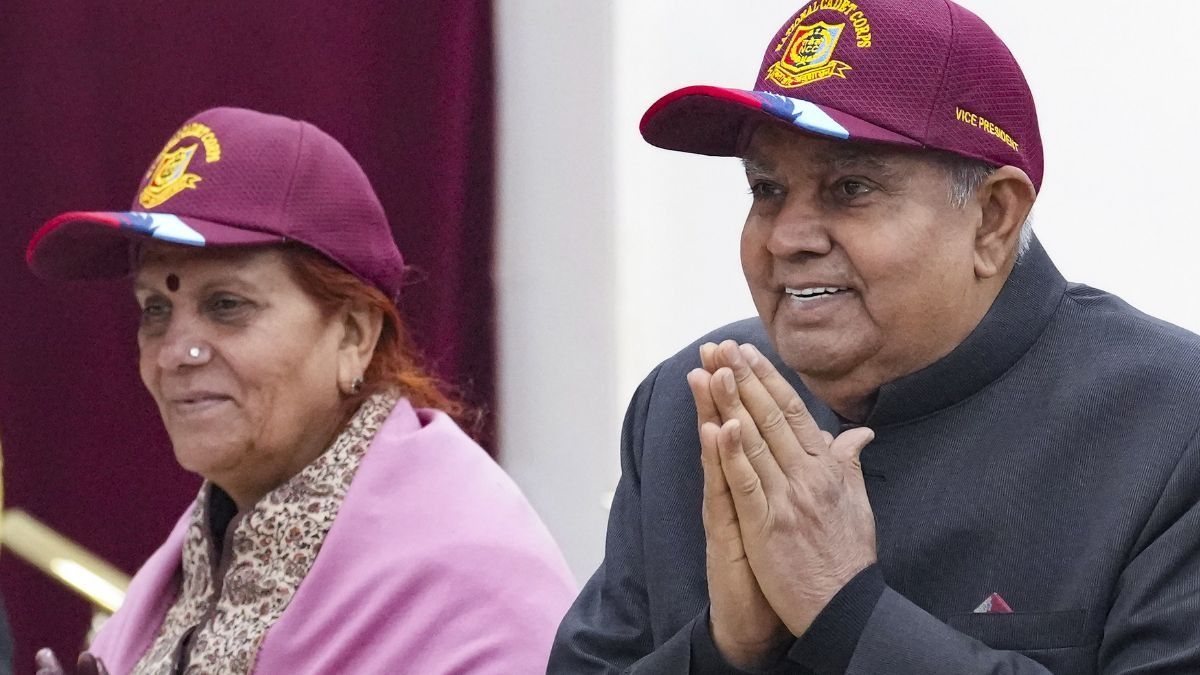 Vice President Jagdeep Dhankar with wife Sudesh Dhankhar (Photo/PTI File)