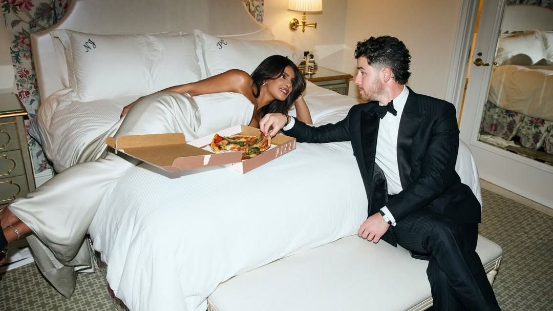 Priyanka Chopra with Nick Jonas
