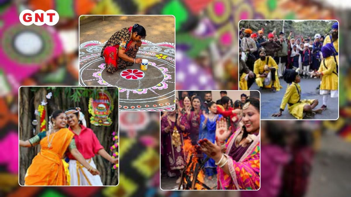 पोंगल, लोहड़ी और बिहू 2026... देखें तस्वीरें 