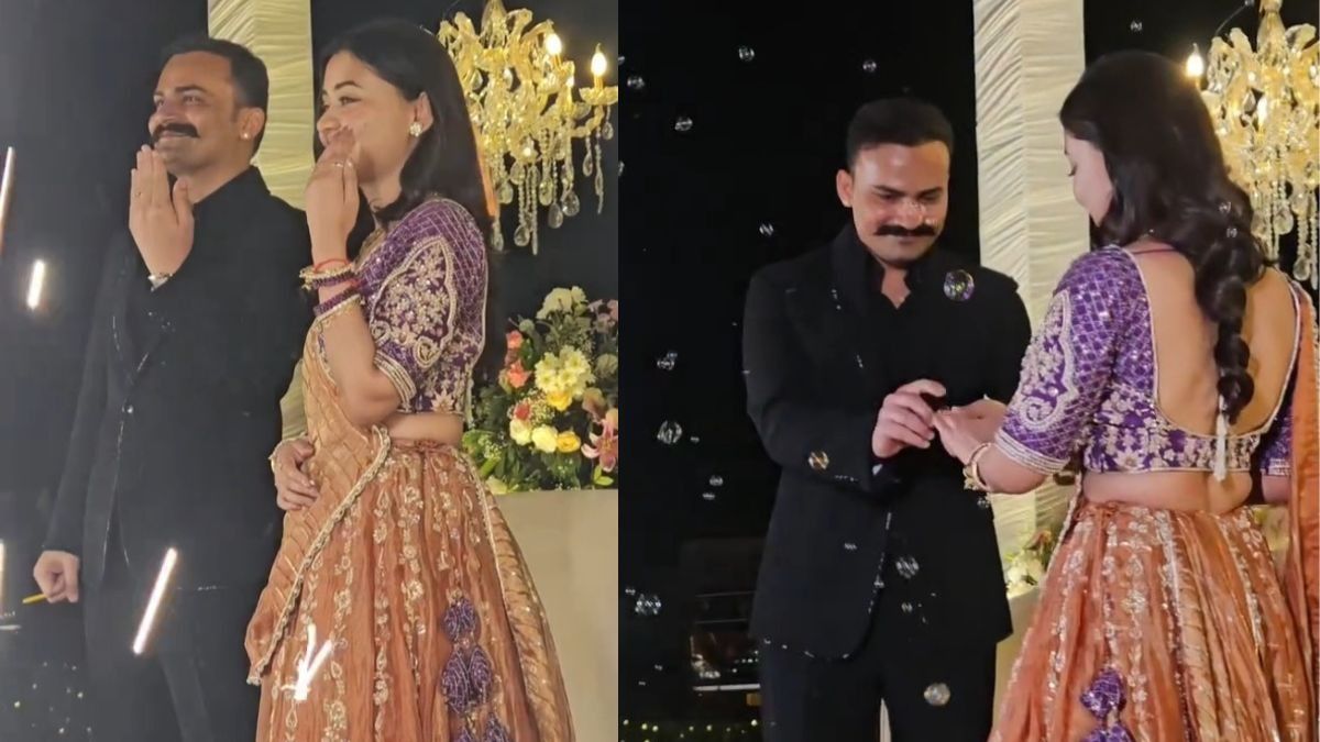 IPS KK Bishnoi and IPS Anshika Verma Ring Ceremony