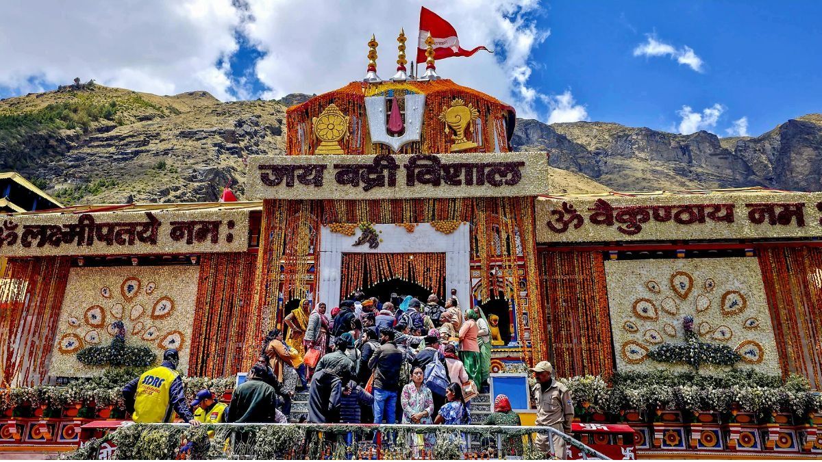 Badrinath Dham: Photo: PTI