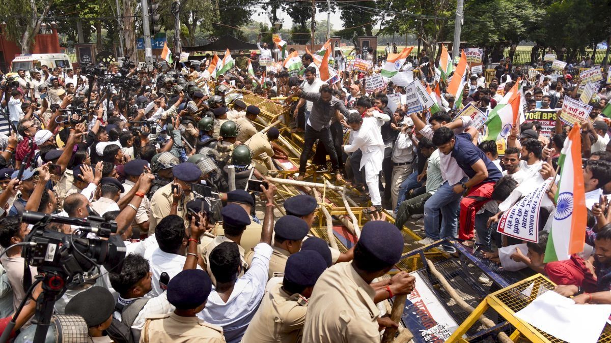 Patna Students Protest (Photo/PTI)