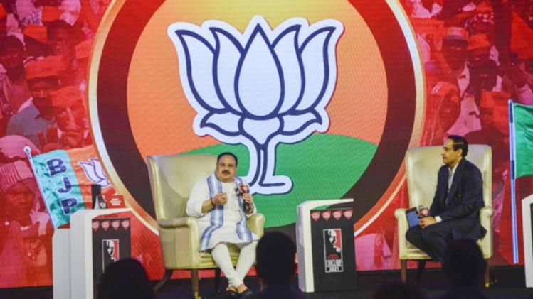 बीजेपी के राष्ट्रीय अध्यक्ष जेपी नड्डा (Image credit: India Today/Chandradeep Kumar) बीजेपी के राष्ट्रीय अध्यक्ष जेपी नड्डा (Image credit: India Today/Chandradeep Kumar)