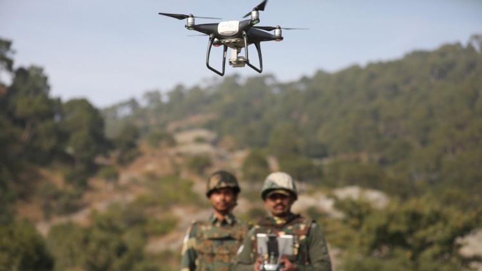 anti drone system at international border (Representative Image) anti drone system at international border (Representative Image)