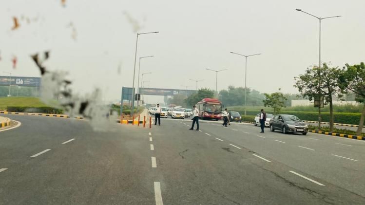 Green Corridor made by Delhi Police
