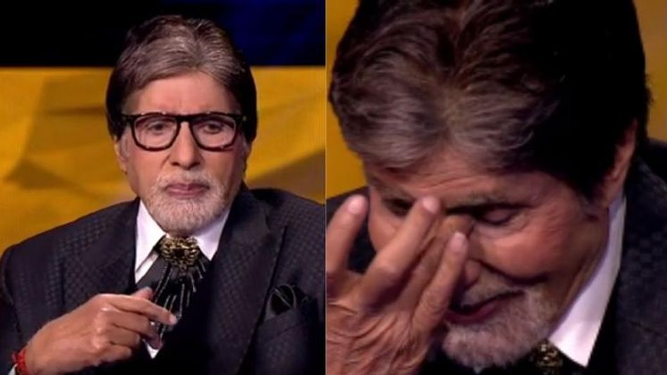 Amitabh Bachchan gets emotional during KBC Amitabh Bachchan gets emotional during KBC