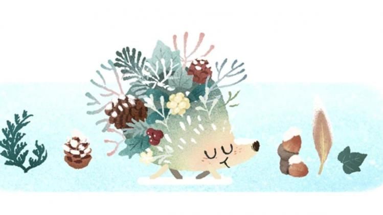 Google Doodle Winter Solstice 2021