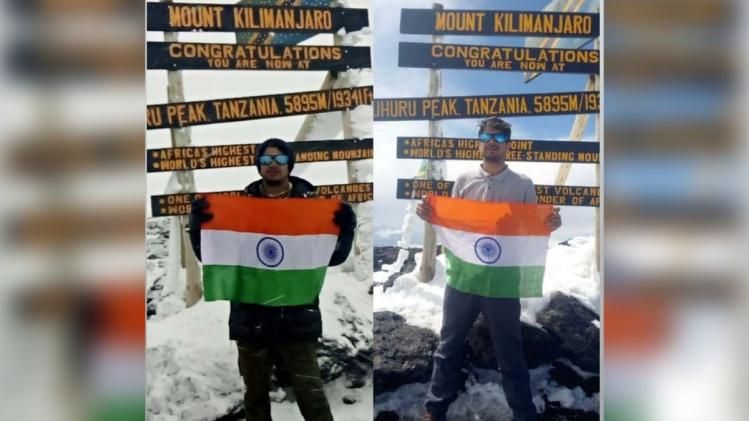  नरेंद्र ने पांच दिन में दो बार फतह किया माउंट किलिमंजारो