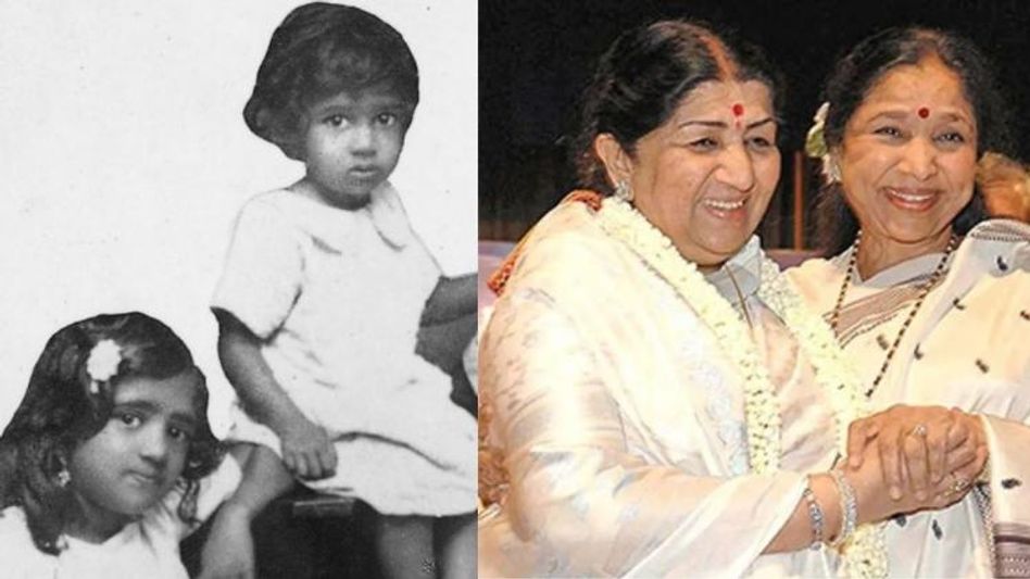 Lata Mangeshkar and Asha Bhosle Lata Mangeshkar and Asha Bhosle