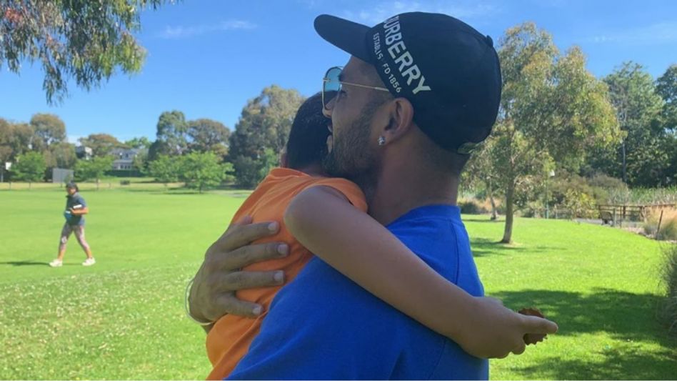 Shikhar Dhawan with his son (Instagram) Shikhar Dhawan with his son (Instagram)
