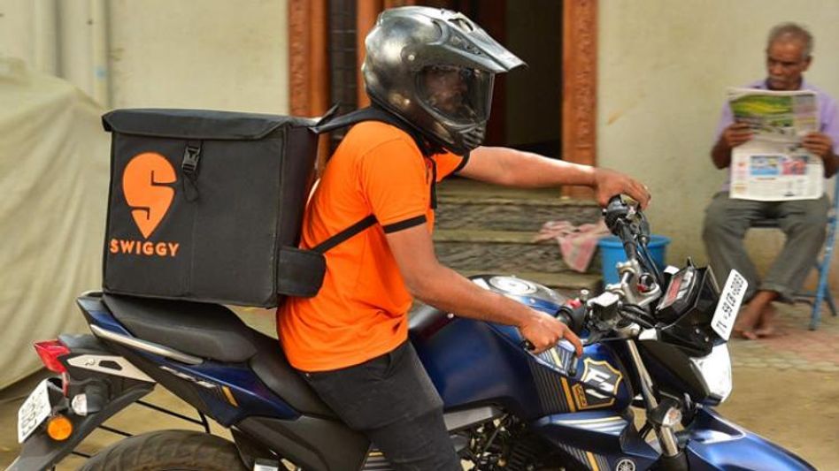 Swiggy Delievery Boy, Representative Image Swiggy Delievery Boy, Representative Image