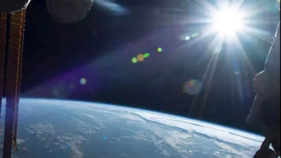 What does ‘Sunset’ look like in space What does ‘Sunset’ look like in space