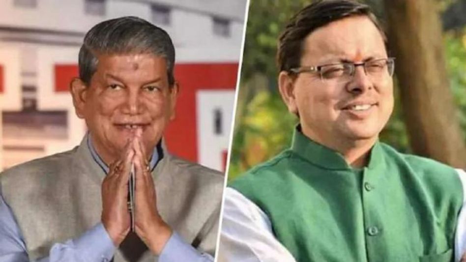 कांग्रेस नेता हरीश रावत और उत्तराखंड के सीएम पुष्कर सिंह धामी कांग्रेस नेता हरीश रावत और उत्तराखंड के सीएम पुष्कर सिंह धामी