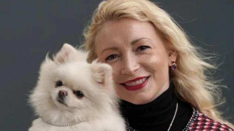 Dog lover Nathalie Knauf 