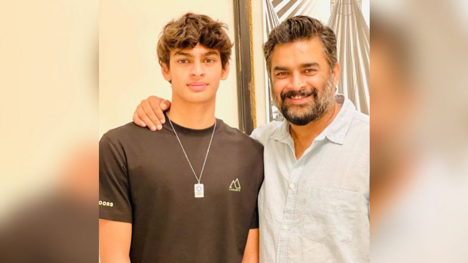 R. Madhavan with his son (Photo: Instagram) R. Madhavan with his son (Photo: Instagram)