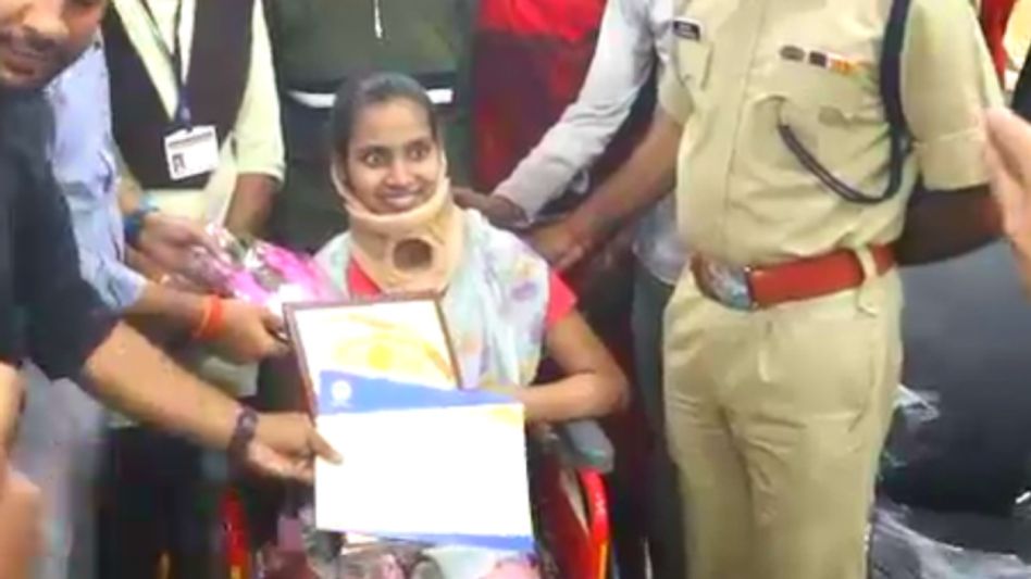 Anushka has been awarded Anushka has been awarded
