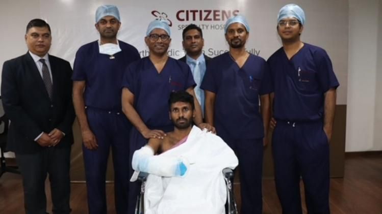  Doctors of Citizen hospital Hyderbad performed a limb restoration surgery