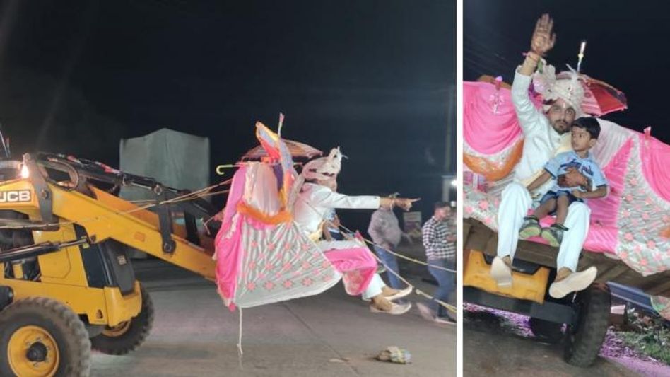 Baraat on Bulldozer Baraat on Bulldozer