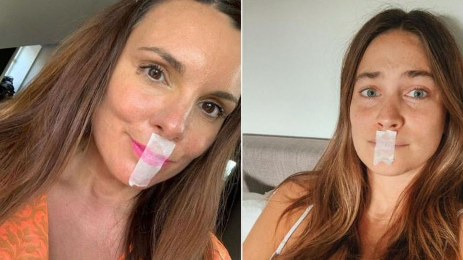 mouth taping mouth taping