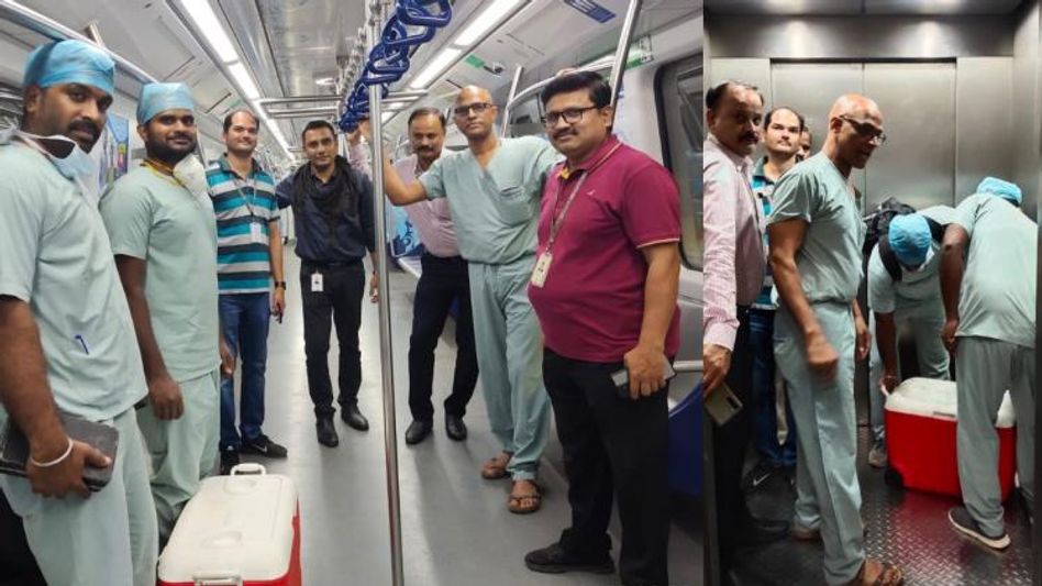 हैदराबाद मेट्रो ने बचाई मरीज की जान हैदराबाद मेट्रो ने बचाई मरीज की जान