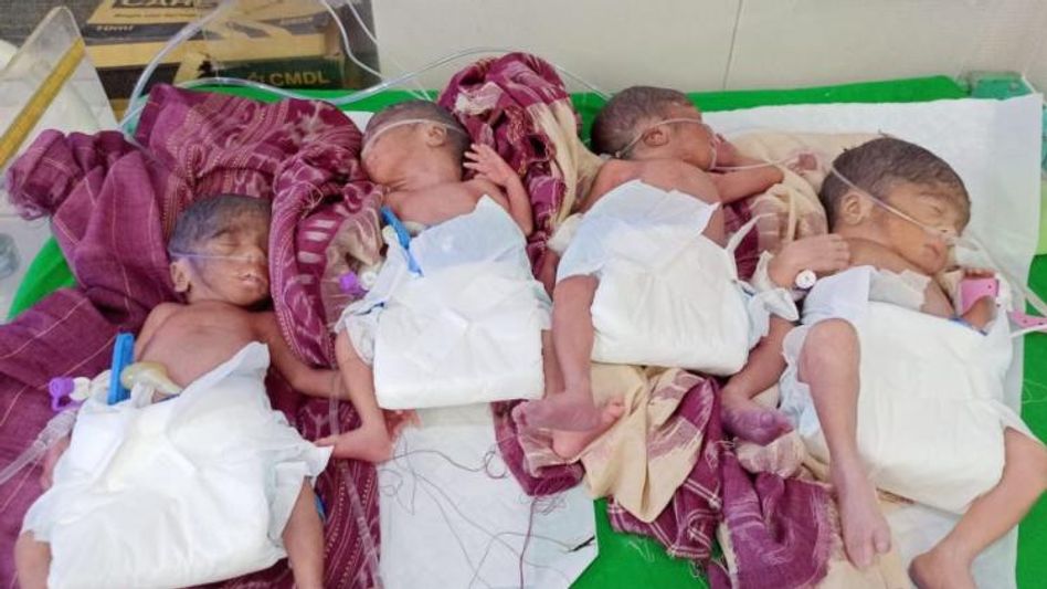 Woman gives birth to four babies in Odisha Woman gives birth to four babies in Odisha