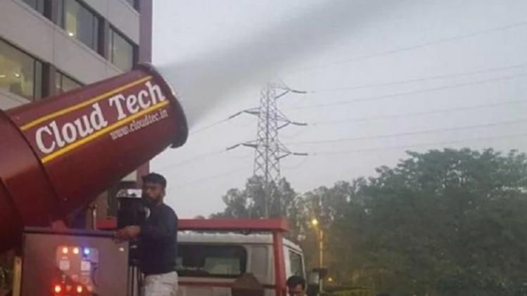 Anti Dust Campaign started in Delhi  Anti Dust Campaign started in Delhi